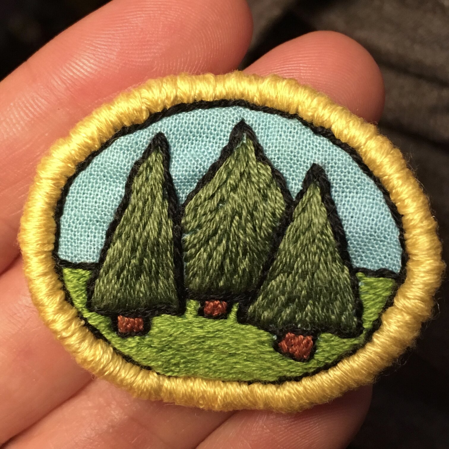 embroidered patch